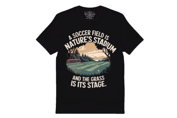 A Soccer Field is Nature’s Stadium – Fresh Graphics for T-Shirt Designs