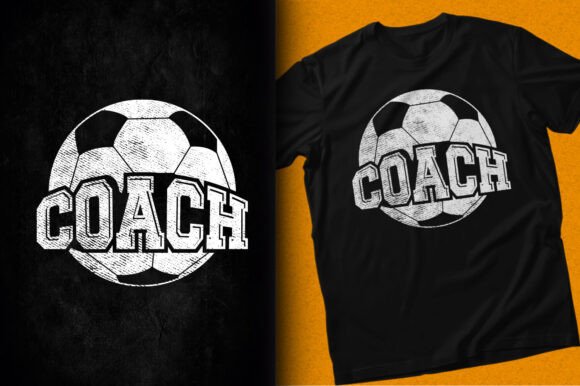 Coach Soccer Player Sports SVG for Modern T-Shirt Designs & Marketing Graphics
