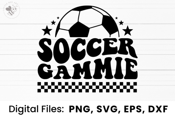 Soccer Gammie Wavy SVG – T-Shirt Graphics for Digital Sellers