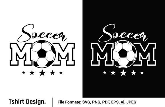 Soccer Mom T-Shirt SVG & PNG: A Playful Graphic for Local Branding