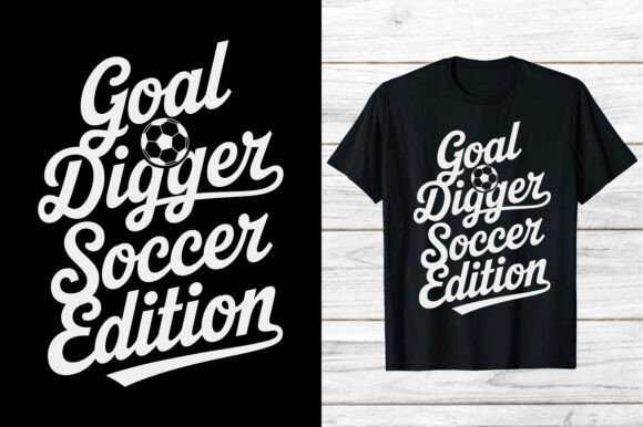 Soccer Sports Gold Digger Soccer Edition Graphics for T-Shirt Designs