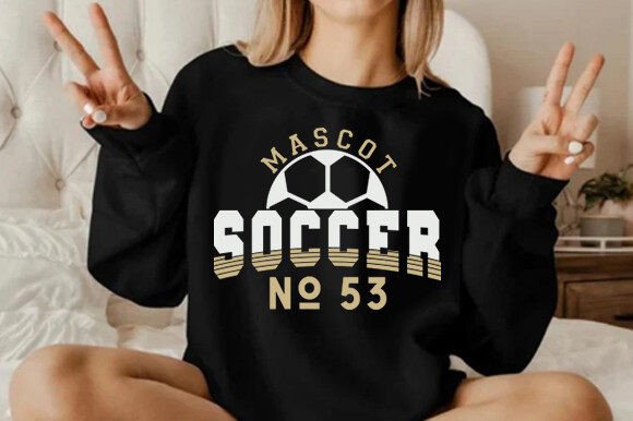 Soccer Team Template SVG for T-Shirt Designs & Graphics